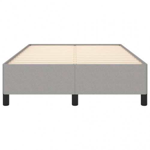 Sengeramme uden madras 120x190 cm stof enkeltseng lysegrå