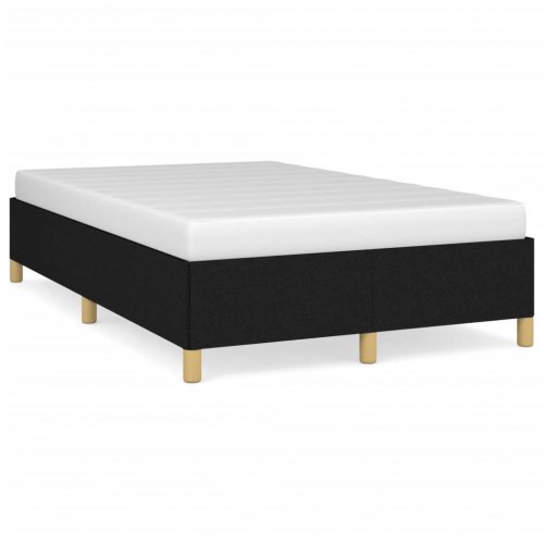 Sengeramme uden madras 120×190 cm - stof, sort