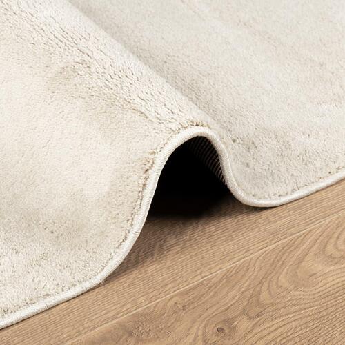 Gulvtæppe OVIEDO 60x110 cm kort luv beige