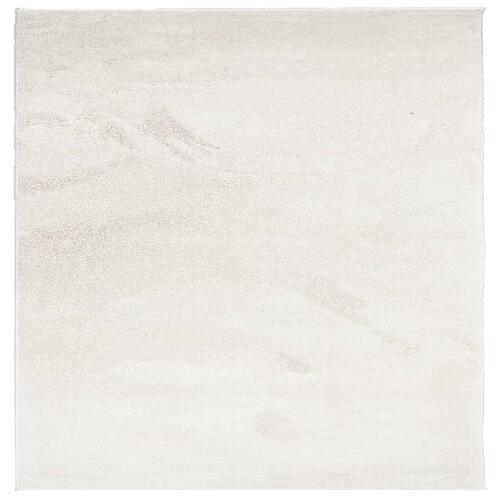 Gulvtæppe OVIEDO 160x160 cm kort luv beige