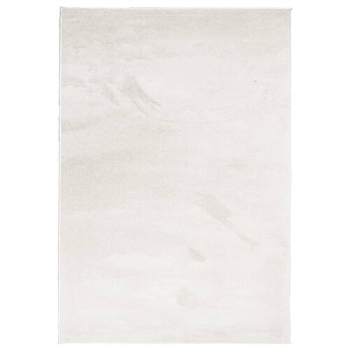 Gulvtæppe OVIEDO 120x170 cm kort luv beige