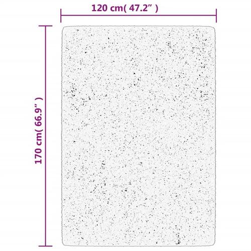 Gulvtæppe OVIEDO 120x170 cm kort luv beige