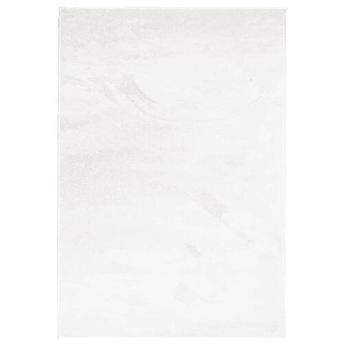 Gulvtæppe OVIEDO 300x400 cm kort luv cremefarvet