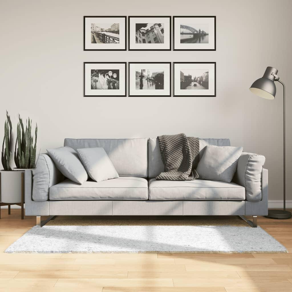 Gulvtæppe OVIEDO 80x150 cm kort luv grå