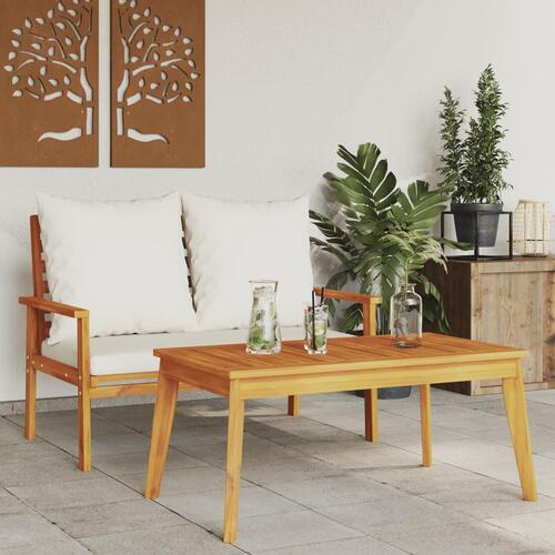 Havebord 100x55x45 cm massivt akacietræ