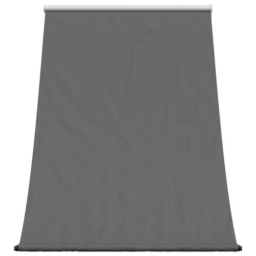 Markise 100x150 cm sammenrullelig stof og stål antracitgrå