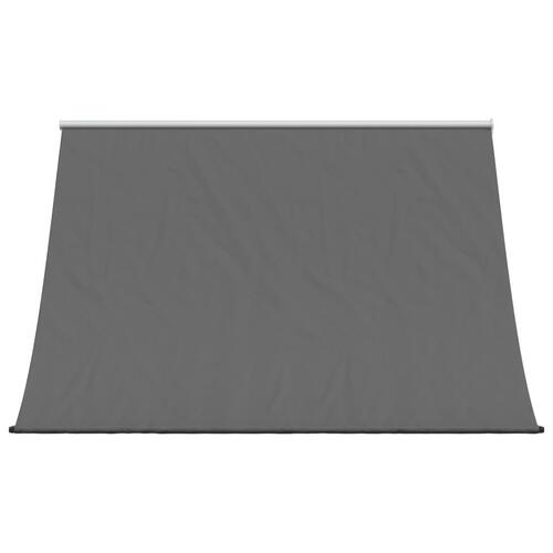 Markise 200x150 cm sammenrullelig stof og stål antracitgrå