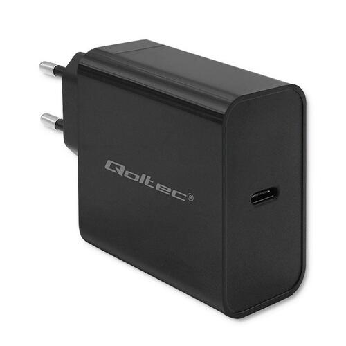 Vægoplader Qoltec 52379 Sort 65 W (1 enheder)