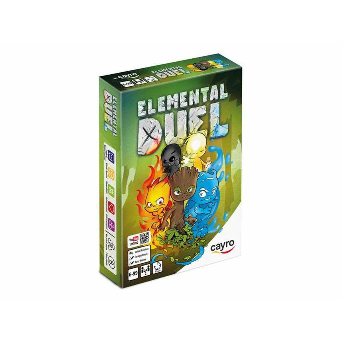 Brætspil Cayro Elemental Duel - kortspil til 2 spillere (6+)
