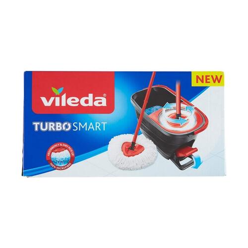 Gulvmoppe med spand Vileda Turbo Smart (OUTLET A+)