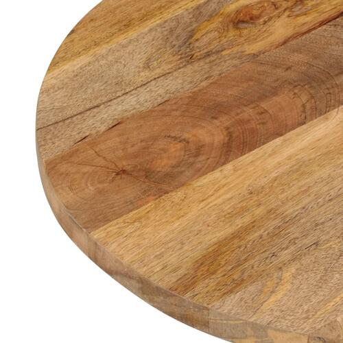 Bordplade 100x40x3,8 cm oval massivt mangotræ