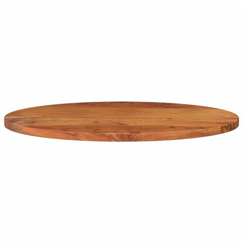 Bordplade 100x40x3,8 cm oval massivt akacietræ