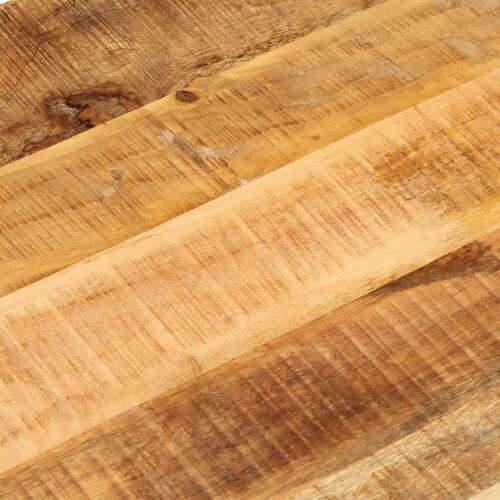 Bordplade 100x50x3,8 cm oval massivt ru mangotræ