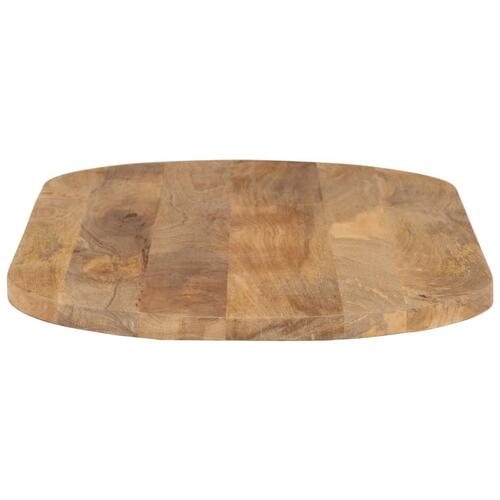 Bordplade 120x60x3,8 cm oval massivt mangotræ
