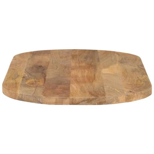 Bordplade 110x40x3,8 cm oval massivt mangotræ