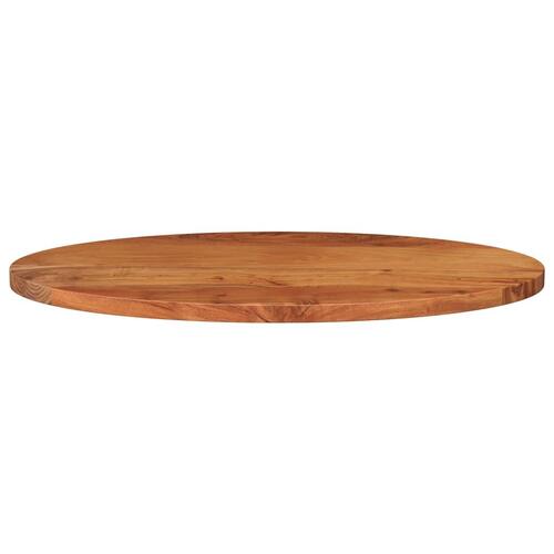 Bordplade 110x40x3,8 cm oval massivt akacietræ