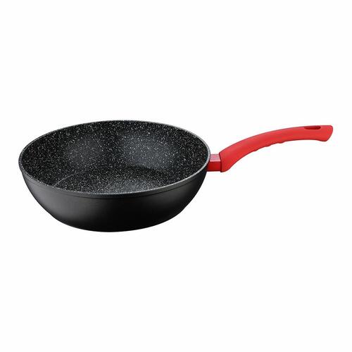 Wok Pande San Ignacio Toledo SG-6252 Aluminium Ø 28 cm Sort