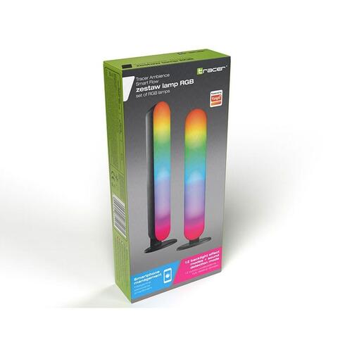 Skrivebordslampe Tracer RGB Ambience - Smart Flow Sort Multifarvet