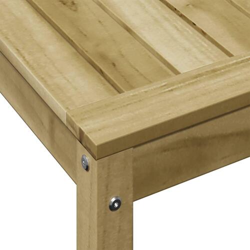 Plantebord med hylde 82,5x50x75 cm imprægneret fyrretræ