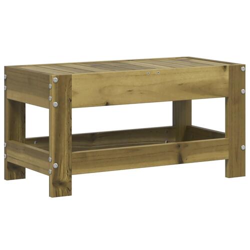 Haveskammel 62x30x32 cm imprægneret fyrretræ