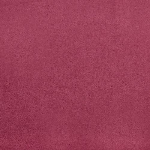 Sofastol velour vinrød