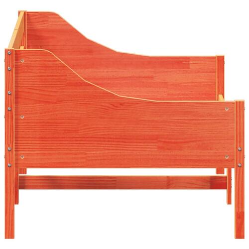 Daybed 90x200 cm massivt fyrretræ gyldenbrun