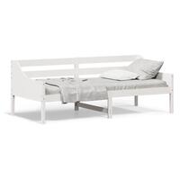 Daybed 90x200 cm massivt fyrretræ hvid