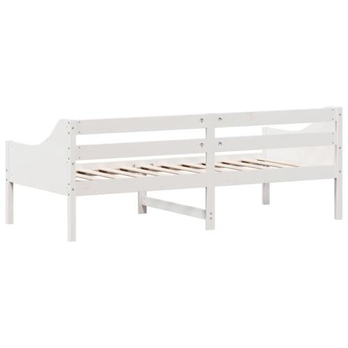 Daybed 90x200 cm massivt fyrretræ hvid