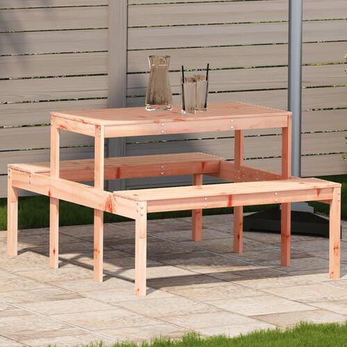 Picnicbord 110x134x75 cm massivt douglasgran