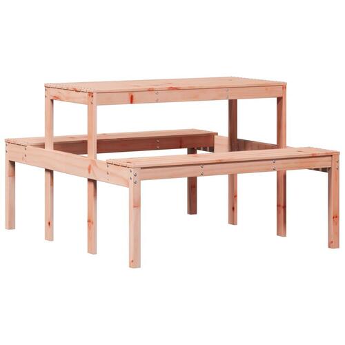 Picnicbord 110x134x75 cm massivt douglasgran