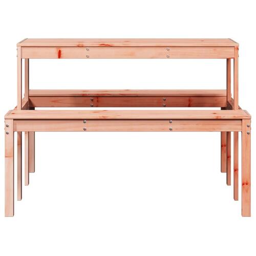 Picnicbord 110x134x75 cm massivt douglasgran