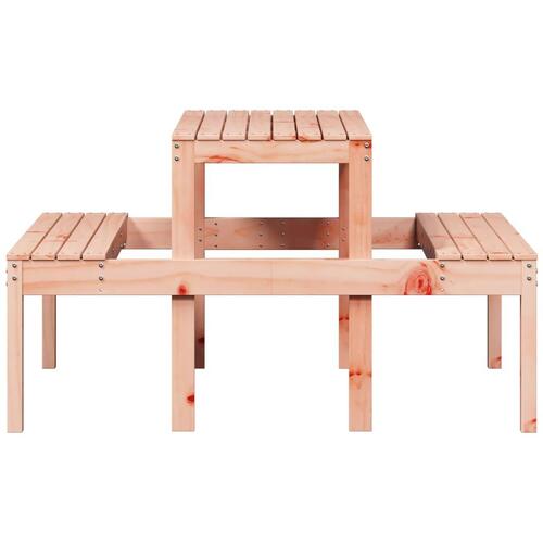 Picnicbord 110x134x75 cm massivt douglasgran