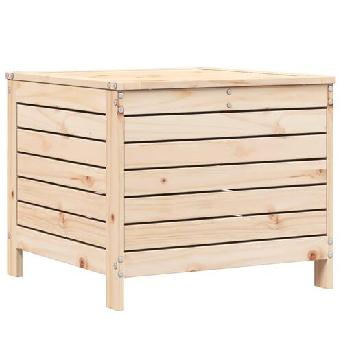 Haveskammel 62x63,5x53,5 cm massivt fyrretræ