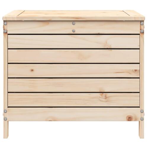 Haveskammel 62x63,5x53,5 cm massivt fyrretræ