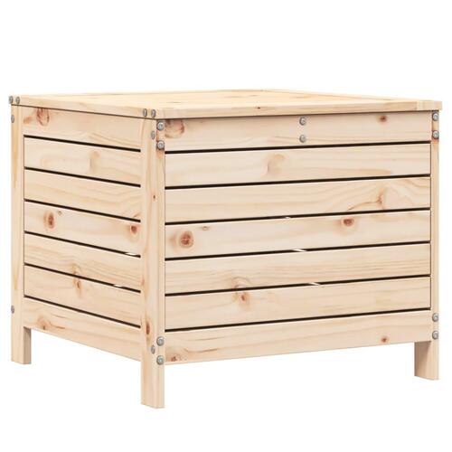 Haveskammel 62x63,5x53,5 cm massivt fyrretræ