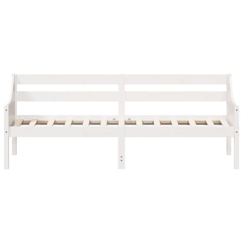 Daybed 100x200 cm massivt fyrretræ hvid