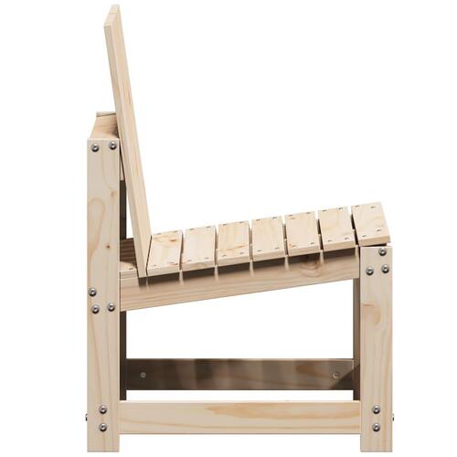 Havestol 50,5x55x77 cm massivt fyrretræ