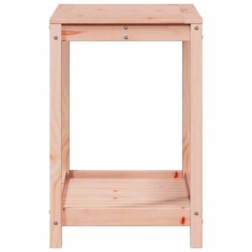 Plantebord med hylde 82,5x50x75 cm massivt douglasgran