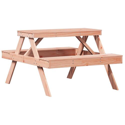 Picnicbord 105x134x75 cm massivt douglasgran