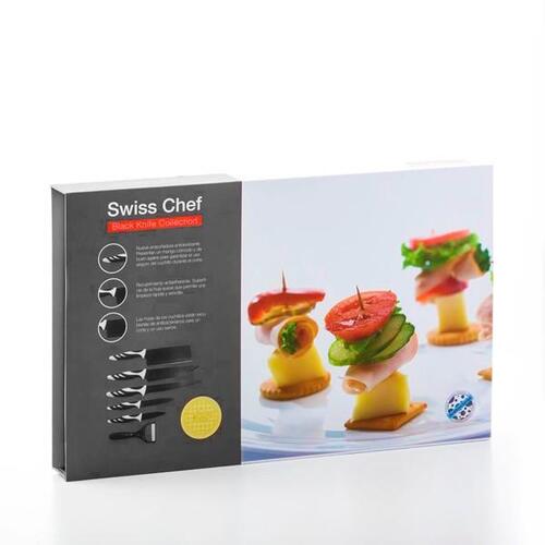 Top Chef Sorte C01024 Knive (6 stk)