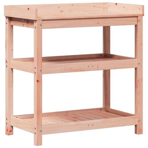 Plantebord med hylder 82,5x45x86,5 cm massivt douglasgran