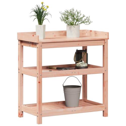 Plantebord med hylder 82,5x45x86,5 cm massivt douglasgran