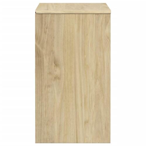 Skænk SAUDA 80x43x75,5 cm massivt fyrretræ egetræsfarvet