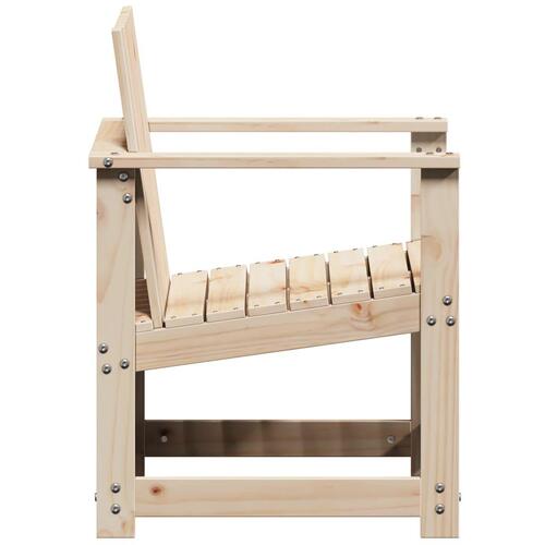 Havestol 62x56x77 cm massivt fyrretræ