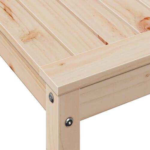 Plantebord med hylde 82,5x50x75 cm massivt fyrretræ