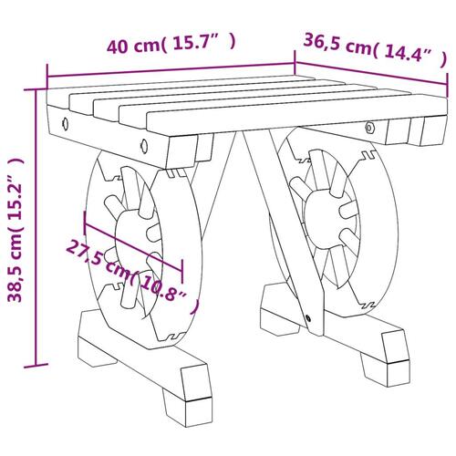 Haveskamler 2 stk. massivt grantræ