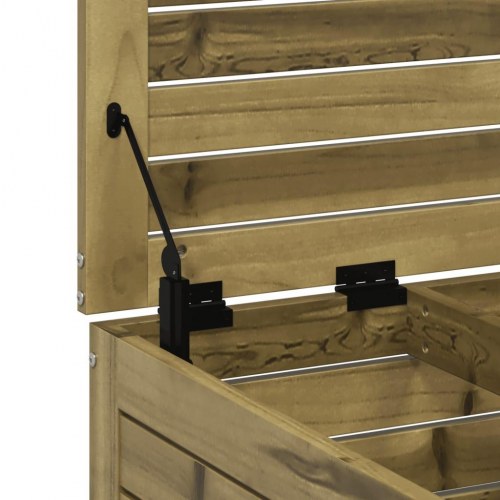 Haveskammel 62x63,5x32 cm imprægneret fyrretræ