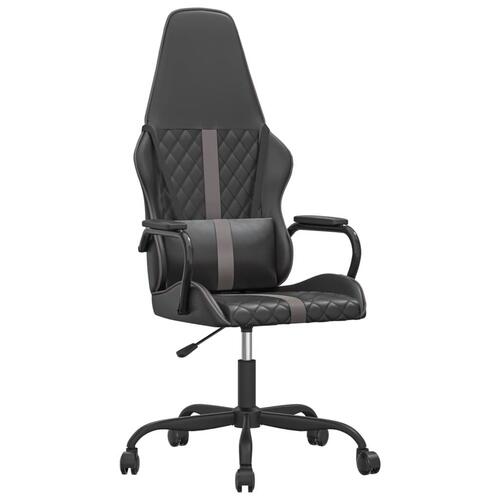 Gamingstol kunstlæder sort og grå