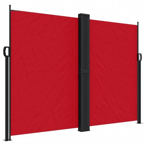 Sammenrullelig sidemarkise 180x1200 cm rød