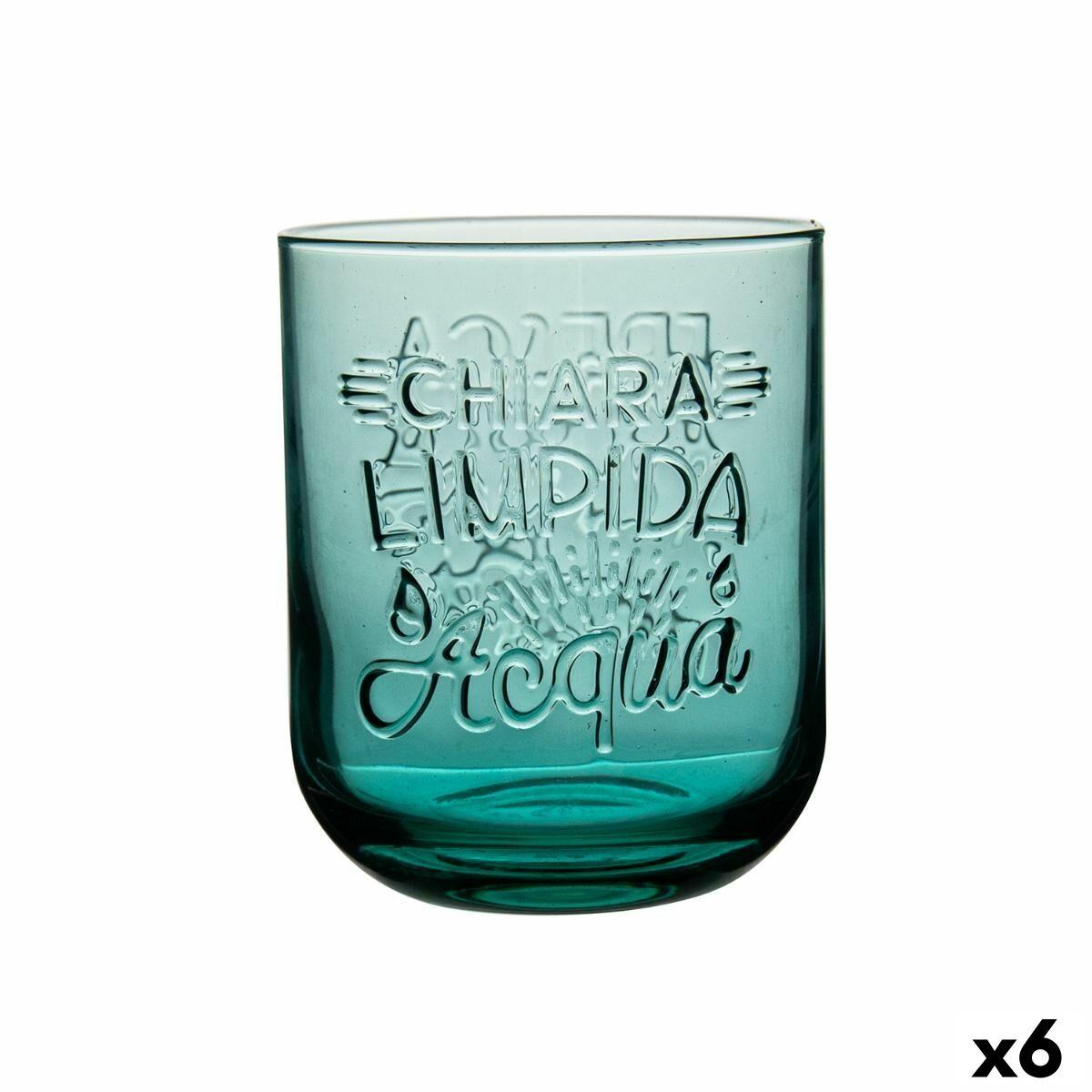 Glas Graphica Grøn Glas 395 ml (6 enheder)